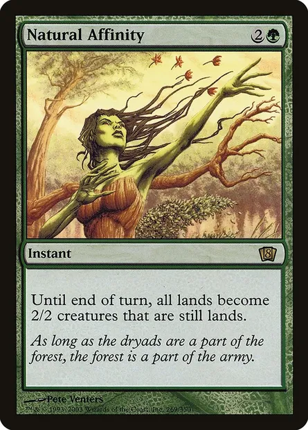 Natural Affinity, Magic card 8ED 269★ — Eighth Edition set