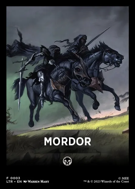 Mordor, Magic card FLTR 3 — Tales of Middle-earth Front Cards set