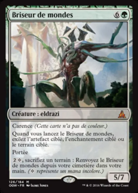 Briseur de mondes, carte Magic OGW 126 — extension Le serment des Sentinelles