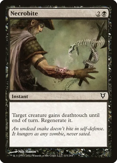 Necrobite, Magic card AVR 115 — Avacyn Restored set