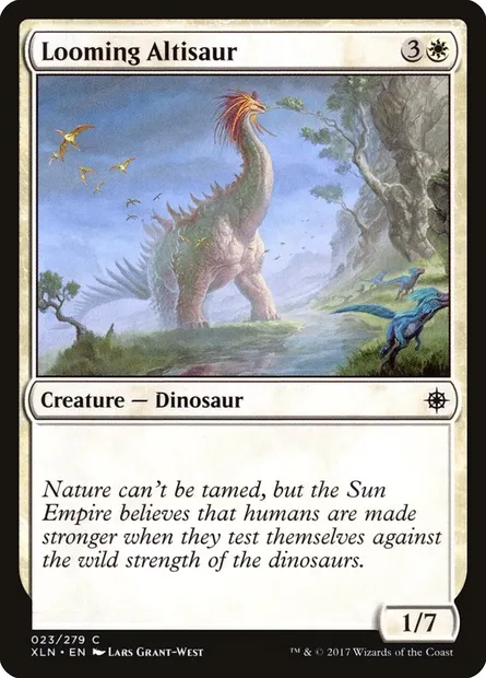 Looming Altisaur, Magic card XLN 23 — Ixalan set
