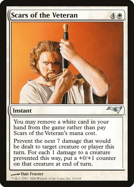Scars of the Veteran, Magic card CST 16 — Coldsnap Theme Decks set