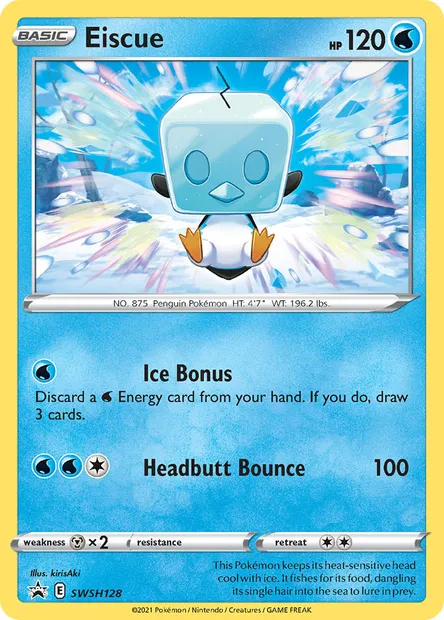 Eiscue, Pokémon card SWSH 128 — SWSH Black Star Promos set