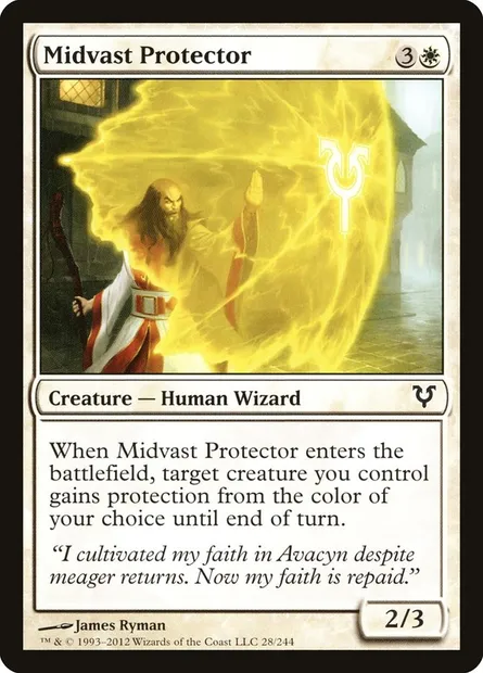 Midvast Protector, Magic card AVR 28 — Avacyn Restored set