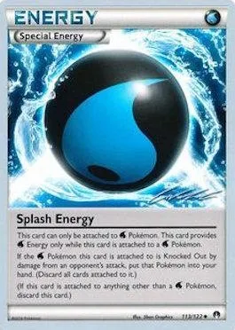 Splash Energy, Pokémon card WCD16 113-4 — World Championship Decks 2016 set