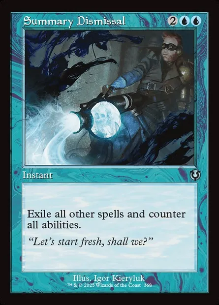 Summary Dismissal, Magic card INR 368 — Innistrad Remastered set