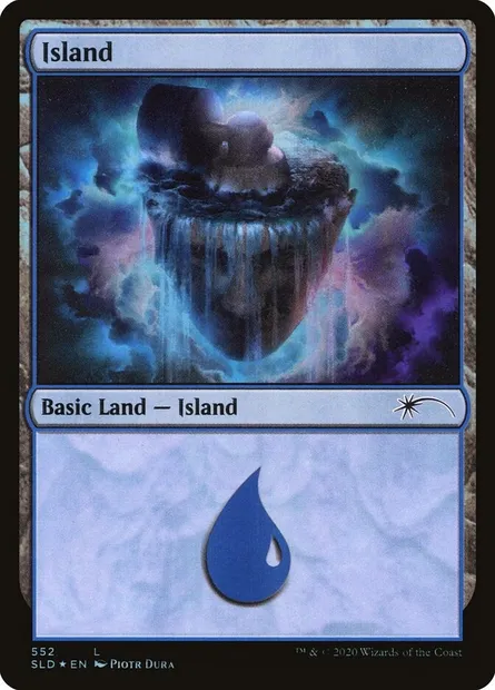 Island, Magic card SLD 552 — Secret Lair Drop set