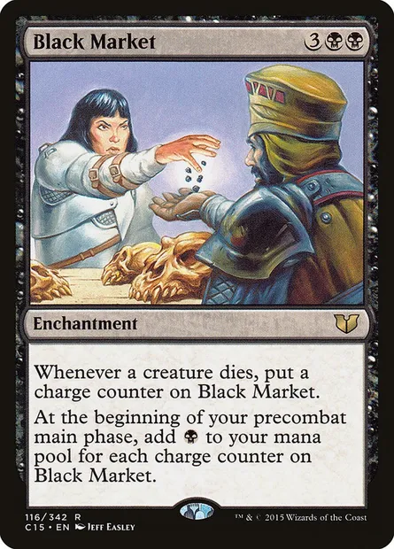 Black Market, Magic card C15 116 — Commander 2015 set