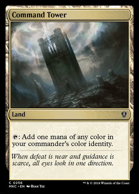 Command Tower, Magic card MKC 256 — Murders at Karlov Manor Commander set