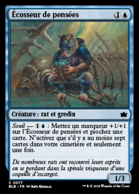 Écosseur de pensées, carte Magic BLB 77 — extension Bloomburrow
