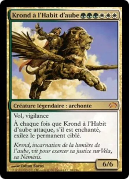 Krond à l'Habit d'aube, carte Magic PC2 99 — extension Planechase 2012