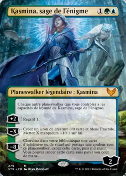 Kasmina, sage de l'énigme, carte Magic STX 279 — extension Strixhaven: l'Académie des Mages