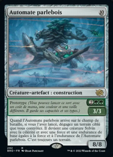 Automate parlebois, carte Magic BRO 292 — extension La Guerre Fratricide