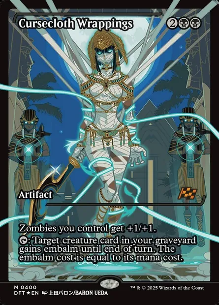 Cursecloth Wrappings, Magic card DFT 400 — Aetherdrift set