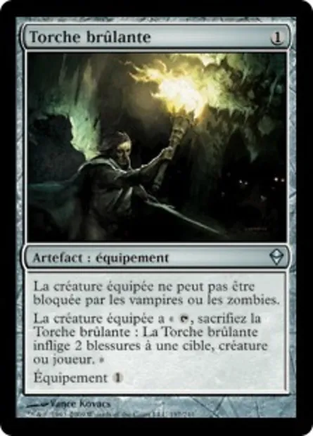 Torche brûlante, carte Magic ZEN 197 — extension Zendikar