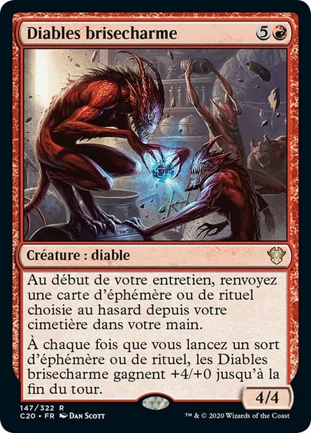 Diables brisecharme, carte Magic C20 147 — extension Commander 2020