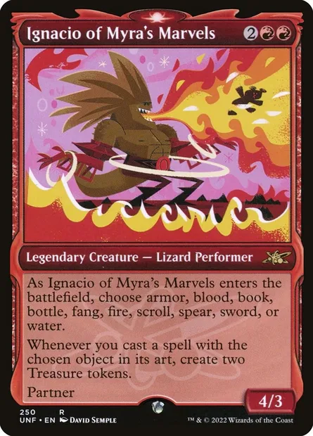 Ignacio of Myra's Marvels, Magic card UNF 250 — Unfinity set