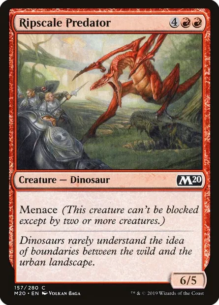 Ripscale Predator, Magic card M20 157 — Core Set 2020 set