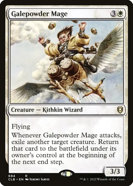 Galepowder Mage, Magic card CLB 694 — Commander Legends: Battle for Baldur's Gate set