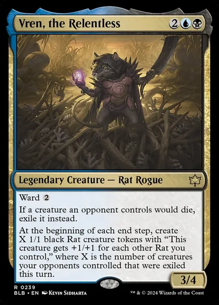 Vren, the Relentless, Magic card BLB 239 — Bloomburrow set