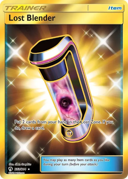 Lost Blender, Pokémon card LOT 233 — Lost Thunder set