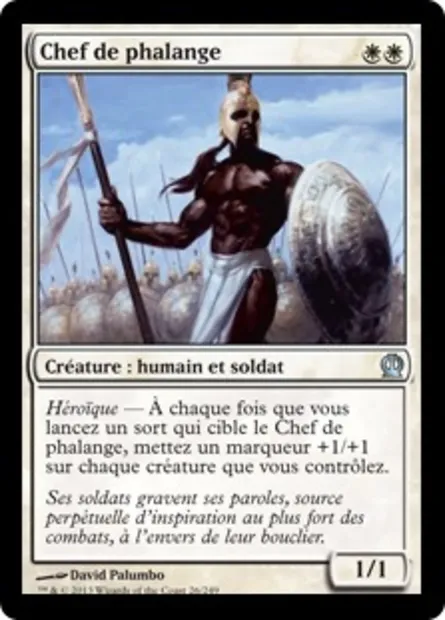Chef de phalange, carte Magic THS 26 — extension Theros