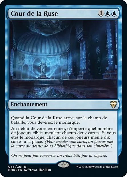 Cour de la Ruse, carte Magic CMR 63 — extension Commander Legends