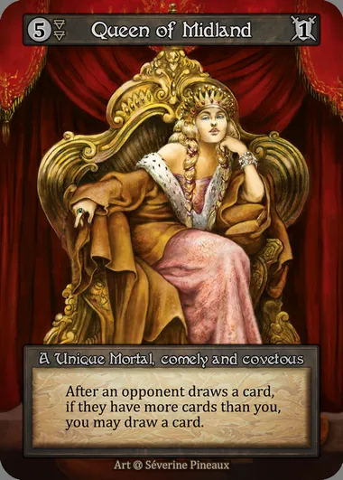 Queen of Midland, carte Sorcery ALP 132 — extension Alpha