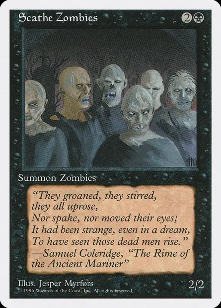 Zombies dévastateurs, carte Magic ITP 23 — extension Introductory Two-Player Set