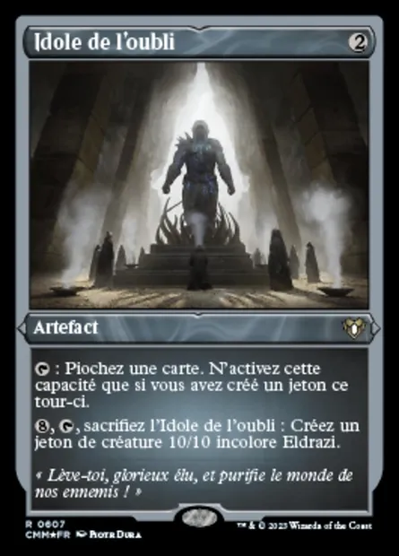 Idole de l'oubli, carte Magic CMM 607 — extension Commander Masters