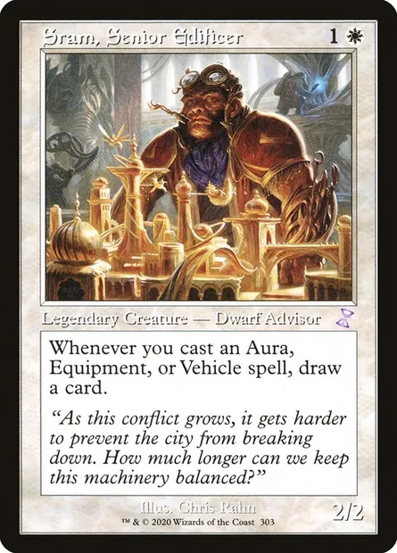 Sram, Senior Edificer, Magic card TSR 303 — Time Spiral Remastered set