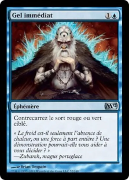 Gel immédiat, carte Magic M12 52 — extension Magic 2012
