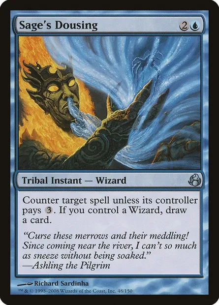 Sage's Dousing, Magic card MOR 48 — Morningtide set