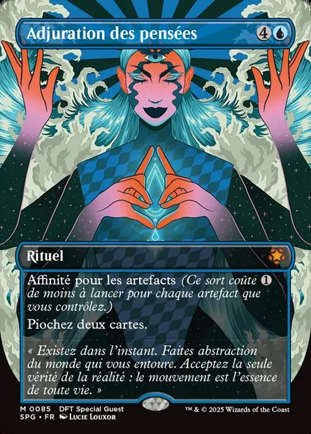 Adjuration des pensées, carte Magic SPG 85 — extension Special Guests