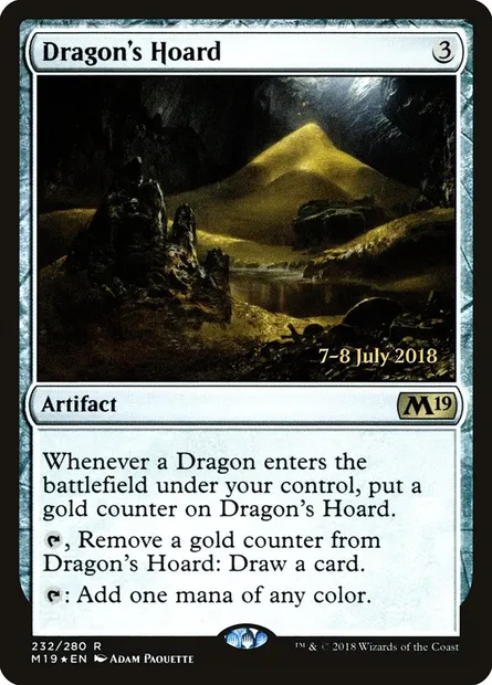 Dragon's Hoard, Magic card PM19 232s — Core Set 2019 Promos set