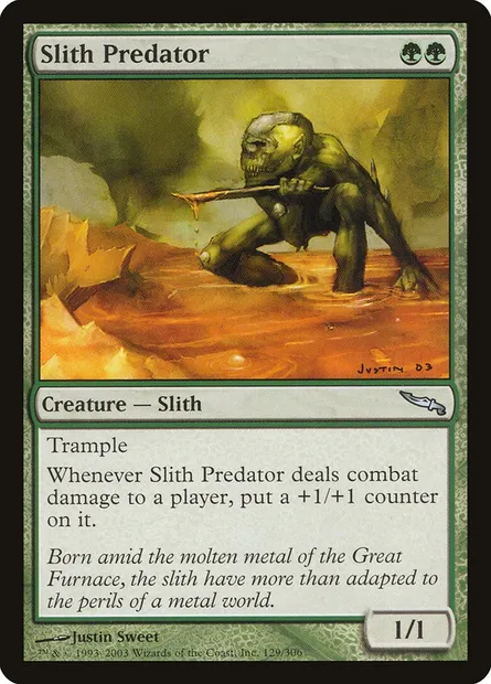 Prédateur slith, carte Magic MRD 129 — extension Mirrodin