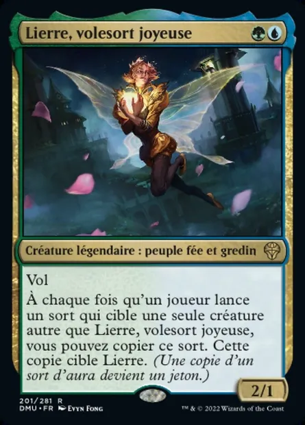 Lierre, volesort joyeuse, carte Magic DMU 201 — extension Dominaria Uni