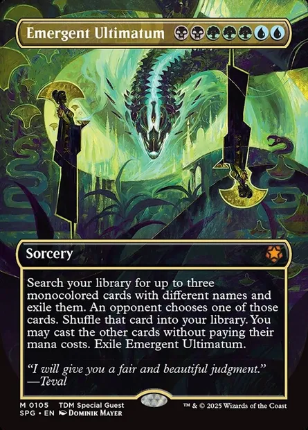 Emergent Ultimatum, Magic card SPG 105 — Special Guests set