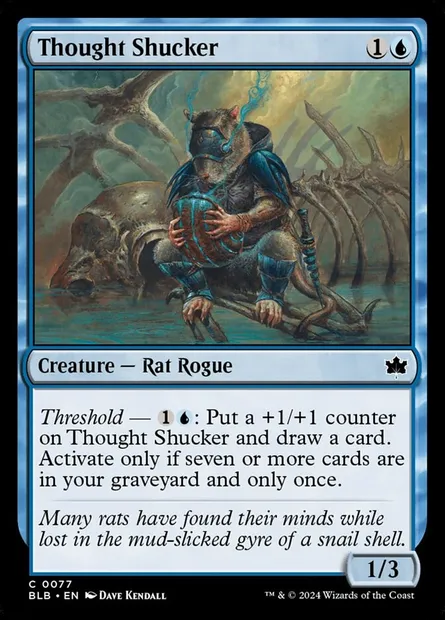 Thought Shucker, Magic card BLB 77 — Bloomburrow set