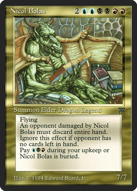 Nicol Bolas, Magic card LEG 246 — Legends set