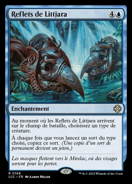 Reflets de Littjara, carte Magic LCC 168 — extension The Lost Caverns of Ixalan Commander