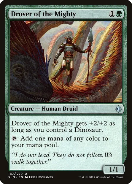Drover of the Mighty, Magic card XLN 187 — Ixalan set