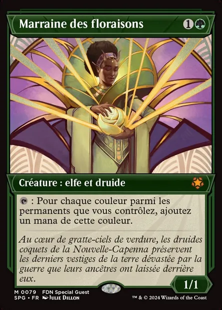 Marraine des floraisons, carte Magic SPG 79 — extension Special Guests