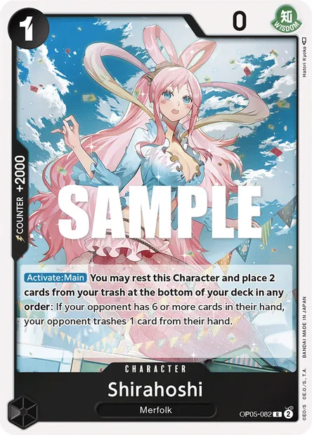 Shirahoshi, carte One Piece OP05-082 — extension AWAKENING OF THE NEW ERA