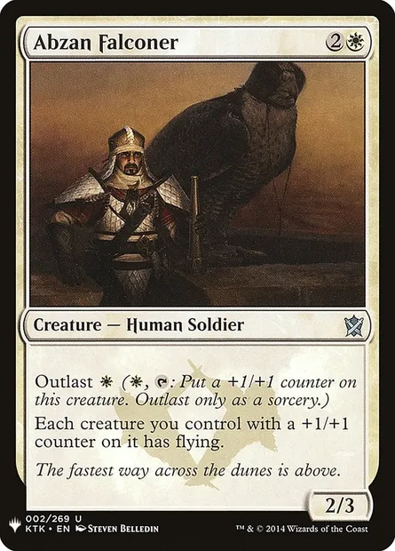 Abzan Falconer, Magic card PLST KTK-2 — The List set
