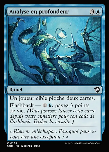 Analyse en profondeur, carte Magic SOC 194 — extension Secrets of Strixhaven Commander