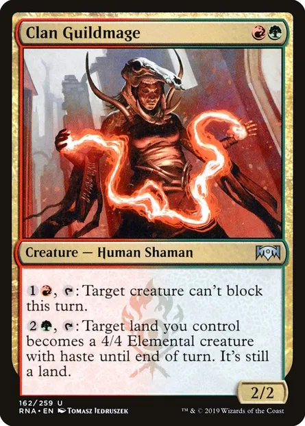 Clan Guildmage, Magic card RNA 162 — Ravnica Allegiance set