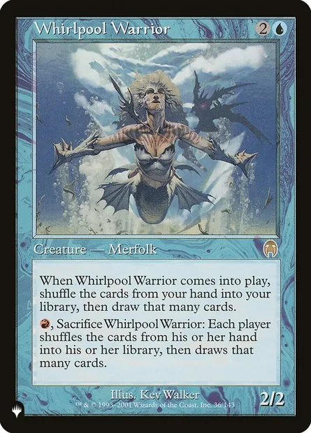Whirlpool Warrior, Magic card PLST APC-36 — The List set