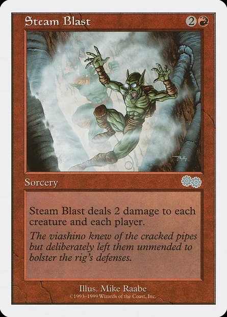 Steam Blast, Magic card BRB 81 — Battle Royale Box Set set