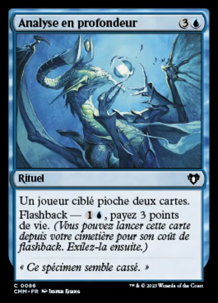 Analyse en profondeur, carte Magic CMM 86 — extension Commander Masters